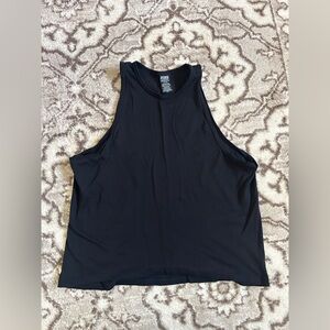 PINK Victoria's Secret Black Sleeveless Mesh Tank Sz M